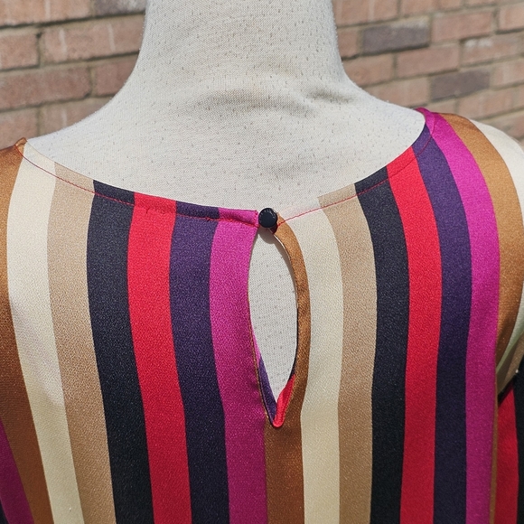 Vince Camuto striped silky blouse - Picture 4 of 6